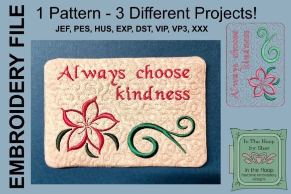 Choose Kindness Mug Rug