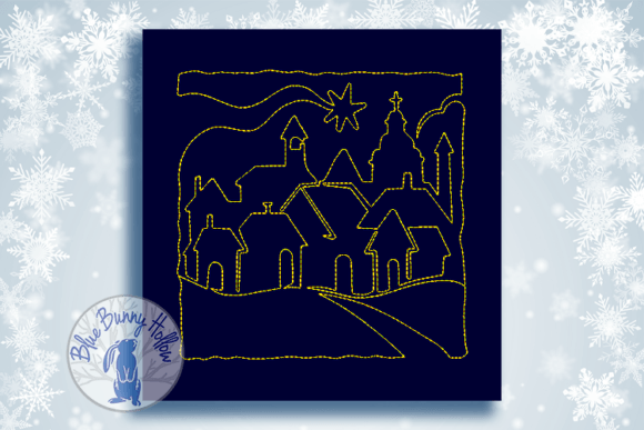 Christmas Quilt Block-Bethlehem