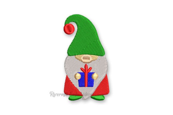 Gnome with Christmas Present