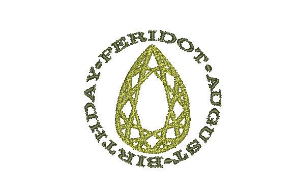 Peridot Faceted Pear August Birthday