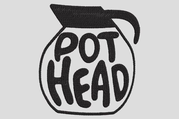 Pot Head Embroidery File